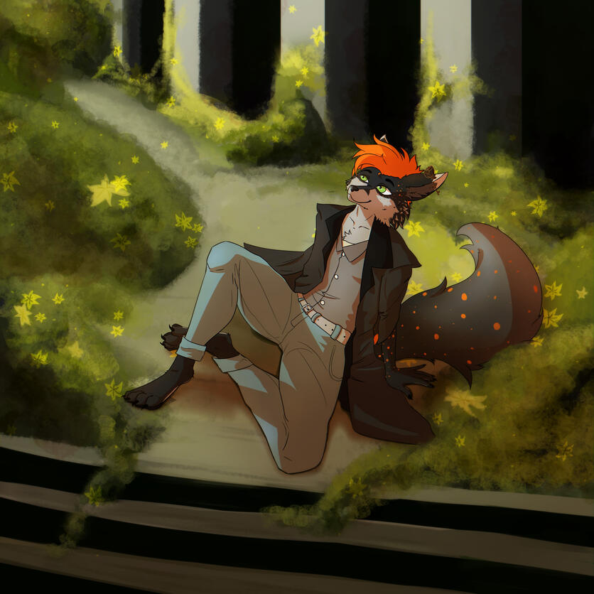 Full-body (with background)